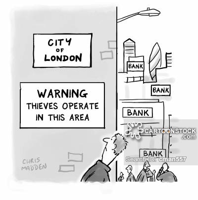 City of London - thieves operate in this area.